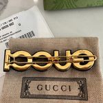 Gucci  Logo Crystal Hair Clip Photo 2