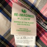 J.Crew Women’s Plaid Ruffle Trim Neckline Long Sleeve Button-Up Shirt Photo 8