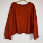 Urban Outfitters Orange Chunky Knit Oversized Sweater Womens L Casual Fall Photo 4