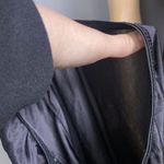 Vintage Mardor Small 5 Half Slip Semi Sheer Black Nylon Tricot Lace Embellished Photo 6