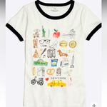 J.Crew  New York mercantile baby tee 90s style limited edition xxs $60 holiday Photo 0