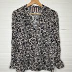 Tinsels Maison Française Women's Floral Print Long Sleeve Button Photo 1