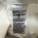 Old Navy White With Gold Palm Trees Linen Blend Casual Everyday Shorts Photo 3