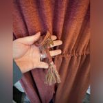 Mystree  Printed Boho Drawstring Romper Onesie Size Medium Photo 2