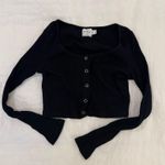Princess Polly  Long Sleeve Button Down Crop Top Photo 0