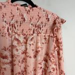 Bardot  Pink Remi Pink Gardenia Floral Printed High Neck Blouse Photo 2