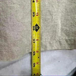 LL.Bean 100% Linen Oatmeal Color Sleeveless Button up Dress Measurement Included Size undefined Photo 9