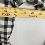 Banana Republic Button Shirt Women S Gingham Check Black White Preppy Classic Photo 3