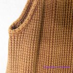 Free People New!  FP One Katya Thermal Tank mini Dress in in Cinnamon, size L‎ Photo 7