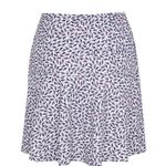 Greg Norman  croc print pull on flare skort in white medium Photo 0