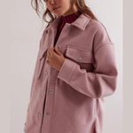 Free People NWOT We The Free X Lola Shirt Jacket Blush Pink Photo 0
