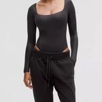 Lululemon Wunderlux Ultra-Soft Nulu Square-Neck Long Sleeve Bodysuit Photo 0