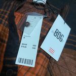 BDG Karl Slouchy Flannel Button-Down Shirt NWT Size M - Red Multi Photo 7