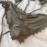 PINK - Victoria's Secret  Olive and Black Bikini Set Photo 5