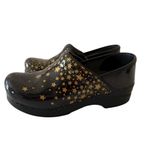 Dansko Twin Pro Professional Falling Stars Clogs Black Gold Mule Shoes SZ 37 Photo 1