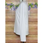 A New Day NWT Ladies White Long Sleeve Deep V-Neck Thin Knit Shirt Top Size XL Photo 2