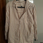 Universal Threads Universal Thread Striped Button-Up Long Sleeve Photo 0