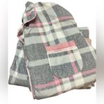 Ellen Tracy  Gray and Pink Plaid 2-Piece Pajama Set. Soft and Cozy. Size Large Photo 2