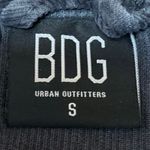 Urban Outfitters BDG Black Corduroy Velvet Velour Long Sleeve Crop Coat Jacket S Photo 2