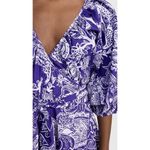 Mara Hoffman 💕💕 Fila Dress ~ Purple with White Abstract Print Small S NWT Photo 7