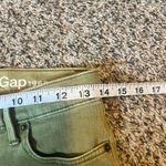 Gap 1969 Women Olive Green Skinny Jeans Size 27r Photo 3