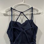 La Femme 29873 Ruched Bust Dress Navy Gown 4 Photo 2