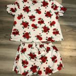 2 piece lounge set, size large, cropped tee and shorts, NWOT Photo 1