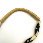 African black and cream tube beaded necklace Photo 7