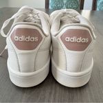 Adidas Grand Court Cloudfoam sneakers shoes white rose gold women size 7.5 Photo 3