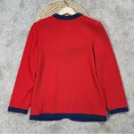 Castleberry Women’s Vintage Cardigan Knit Sweater Longsleeve in Red Size 8 Photo 6
