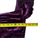 Honey Punch Purple Velvet Crop Top Women Size Medium | 65-54 Photo 5