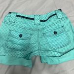 Bebop Teal & Black Polka Dot Shorts with Belt Size 3 Photo 4
