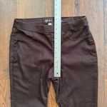 Style & Co chocolate brown pull on jeggings, size M Photo 3