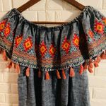 Tolani  Boho western Aztec over shoulder dress Photo 3