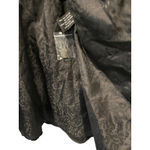 Guess Vintage Y2K Leopard Print Nylon Belted Hooded Trench Coat Size Large Black Photo 6