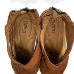 Born Iwa Woven Gladiator Sandals Criss Cross Leather Womens 10 M Brown Back Zip Photo 10