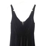 Urban Outfitters UO Kimchi Blue Velvet Skater Dress Black Medium Photo 2