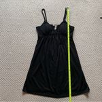 American Rag Juniors Black Knit Babydoll Mini Dress Medium NWT Photo 4