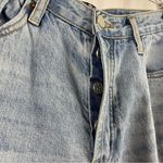 Bailey Ray Size 8 Button Fly Distressed Light Wash Jeans Straight Leg 90's Stars Blue Photo 4