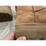 UGG  Classic Platform Mini Booties in Cognac Chestnut Sz 10 USED Photo 5
