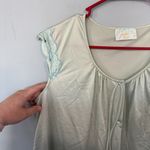 Vintage Jolie Two Silky Pajama Top Women's Size Medium Sleeveless Photo 1