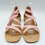 Journee Collection Journee‎ Collection Sandal Womens 6 Pink Strappy Lanza Square Toe Sandal NEW Photo 0