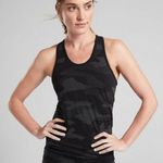 Athleta Speedlight Tank Black Gray Camo Large Racerback Running Athletic Yoga EU Photo 0