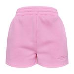 Pretty Little Thing Candy Pink Fleece Athleisure Sweat Shorts Elastic Waist Size X Photo 2