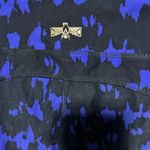 Warrior Danica Patrick NWT Blue and Black Patterned Leggings Lace Trim Medium Photo 9