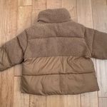 Old Navy  Tan Sherpa Teddy Puffer Jacket Size XS Photo 1
