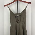 ASTR  The‎ Label Green Textured Cropped Wide Leg Jumpsuit Photo 9