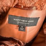 Marc New York Marc Brown Rust New York Faux Fur Full Zip Up Vest NWT Size Medium Photo 4