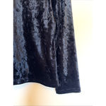 Vintage Paco Calvari Black Velvet Floral Lace Trim Vneck Shirt Blouse Top 44/46 Size undefined Photo 2