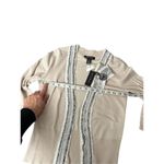 White House | Black Market cardigan NWT Sz XS - creme tan and black career sweater Photo 7